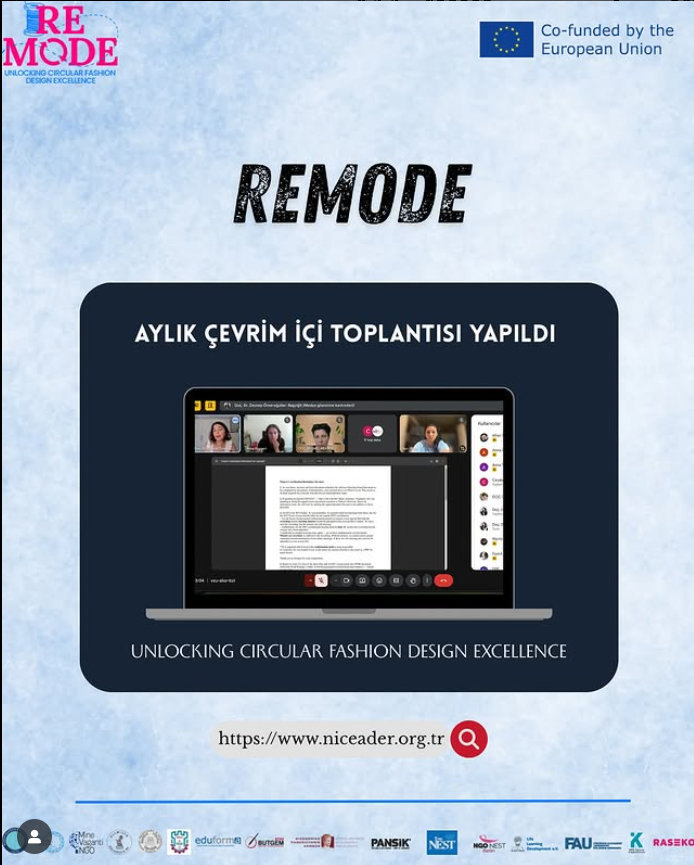 Remode projemizin aylık çevrimiçi toplantısı gerçekleştirildi. 